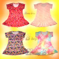 1-10 Years Multi Color Girls Frock (4 Pieces Combo) By Difference Color - বাচ্চাদের জামা. 