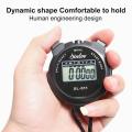 Digital Stopwatch Waterproof Compact Size Simple Operation Pedometer No Clock No Date Silent Stopwatch Timer Chronograph Devices. 