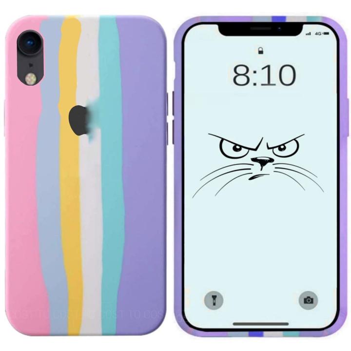 Iphne xr অফিসিয়াল অফিসিয়াল সিলিকন কেসের জন্য