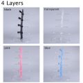 BUJUE New 3/4/5 Layers Home Organizer Acrylic Sunglasses Show Rack Counter Display Stand Glasses Holder Exhibition Frame.