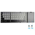 B089T fold Folding Bluetooth with Touch Keyboard Lightweight and Portable Three System Universal.
