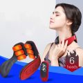 Neck Massager 6 Heads Shoulder Cervical Massager Multi Electric Hot Compress Pulse Neck Relief Protector with Remote Control. 
