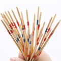 Baby Educational Wooden Traditional Mikado Spiel Pick Up Sticks Tool With Wood Box Game Develop Math Ability Learning Math Toys.