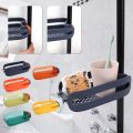 Galley Faucet Storage Rack/ Sink Sponge Rag Rack/ Button Type Bathroom Storage Box/Drain Shelf.