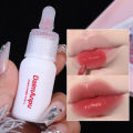 Cute Baby Bottle Mirror Water Light Lip Glaze Smooth Long Lasting Lip Gloss Korean Lip Tint. 