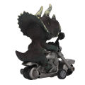 Dinosaur Riding Motorcycle, Simulation Inertia Dinosaur Motorcycle Exquisite Interactive for Kids over 3 Years. 
