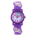 Unicorn Girls Boys Cartoon Watch 3D Kids Fashion Watch Waterproof Quartz Watch for Gift Watch Kids Watch.