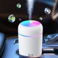 Humidifier Colorful Usb Portable Humidifier For Car, Home, Office, Electric Air Humidifier Aroma Oil Diffuser, Cool Mist Sprayer with Colorful Night Light, 300Ml. 