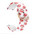 KW19 Bracelet Watch Band WOMEN Smartwatch Silicone Strap Flower Watchband Soft Rubber Wrist Loop Girls.