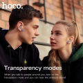Hoco EQ16 ANC TWS Earbuds Bluetooth 5.3 Earphones Active Noise Cancelling Headphones Low Latency ENC Noise Reduction BT headset. 
