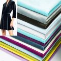 Sewing stretch fabric soft skin-friendly solid color velvet fabric 50*145cm. 