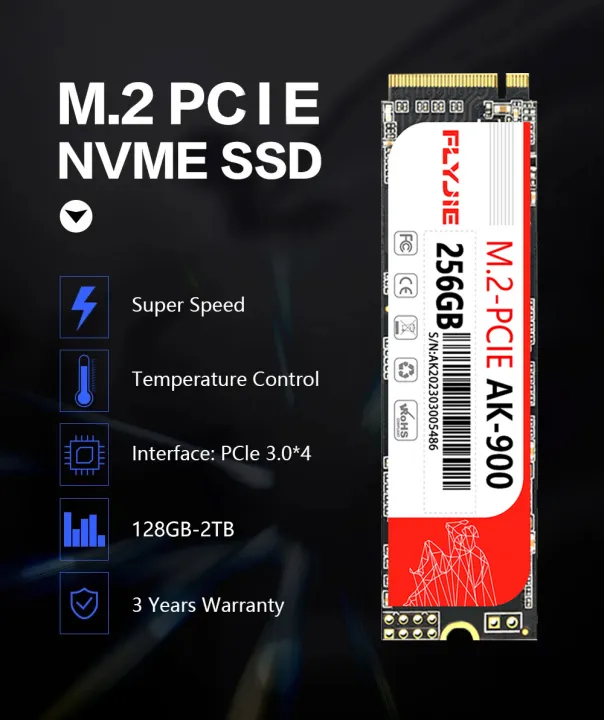 FLYJIE%20AK-900%20256GB%20NVMe%20SSD%20M2%20(2280)%20PCIe%20Gen%203.0%20SSD%20For%20Laptop%20&%20Desktops%20-%20Image%204