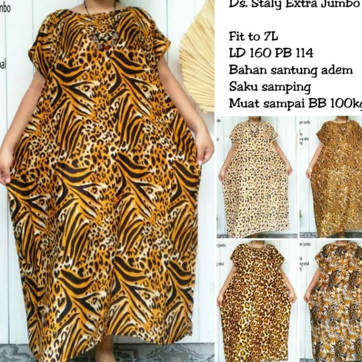 Daster%20Women%20BATIK%20JUMBO%20LD%20150-160%20Without%20Arm%20RAYON%20Material%20BKN%20YUKENSI%20DASTER%20Sleep%20Home%20-%20Image%208