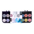 Mont Marte Metallic Watercolor Set – 17 Colors (16 Metallic Shades + 1 Paint Brush). 