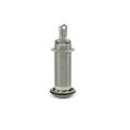 6.35mm Electric Guitar Bass Mono/Dual Track Endpin Output Jack Strap Holder Copper Socket 1/4" Output Strap Button Jack Socket Accessories For Acoustic Electric Guitars.