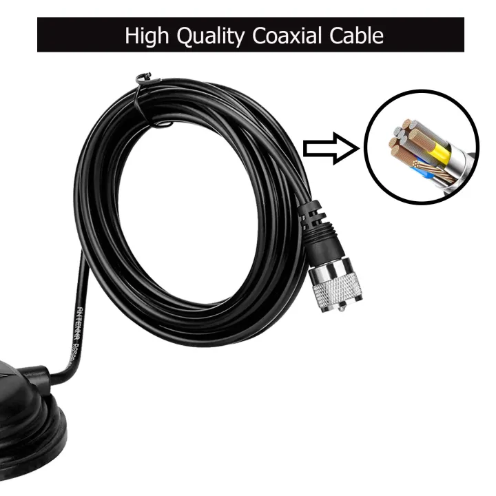 %E3%80%90Xiaofeng%E3%80%91New%20Retevi%20Magnetic%20Antenna%20Bae,%204m%20Cable%20UHF%20Male%20Connector,%20Magnetic%20Bae%20with%20PL-259/UHF%20Female%20Connector,%20110mm%20Diameter%20for%20Car%20Bu%20CB%20Radio%20Car%20Mobile%20Tranceiver%20(1%20Pack)%20-%20Image%202