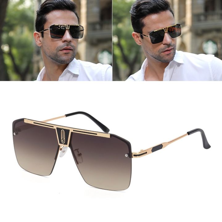 HBK%20Punk%20Rimless%20Sunglasses%20Men%20Luxury%20Brand%20Steampunk%20Oval%20Frameless%20Sun%20Glasses%20for%20Male%20Metal%20Frame%20Stripe%20Legs%20Shade%20Eyewear%20-%20Image%202