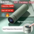 500Ml Thermos Bottle Smart Cup Digital With Temperature Display 304 Stainless Steel Vacuum Insulated Intelligent Coffee Cup. 