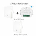 MS-104 AC90-250V 1CH 2.4G Wifi + RF433 10 Amp Smart Automatic Switch Module. 