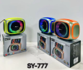 SY-777 Bluetooth, USB, TF Card & FM Radio Supported Hi-Fi Sound Deep Bass Speaker - Multicolor.