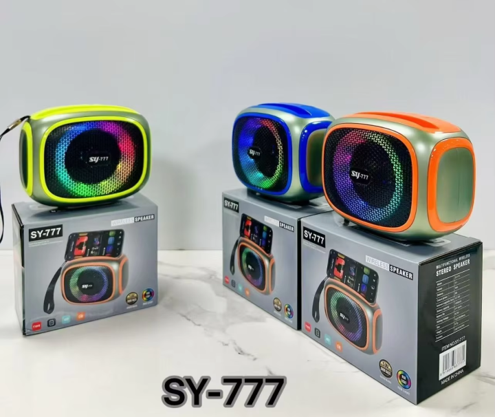 SY-777%20Bluetooth,%20USB,%20TF%20Card%20&%20FM%20Radio%20Supported%20Hi-Fi%20Sound%20Deep%20Bass%20Speaker%20-%20Multicolor%20-%20Image%206