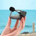 Mini Microphone 3.5mm Inline Three Pole Short Microphone for DJI OSMO Action Camera Phone Computer Noise Cancelling Microphone. 