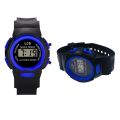 Children Boys And Girls Black Color Circle Waterproof Electronic Watches Digital Watches Children Sports Watches. 