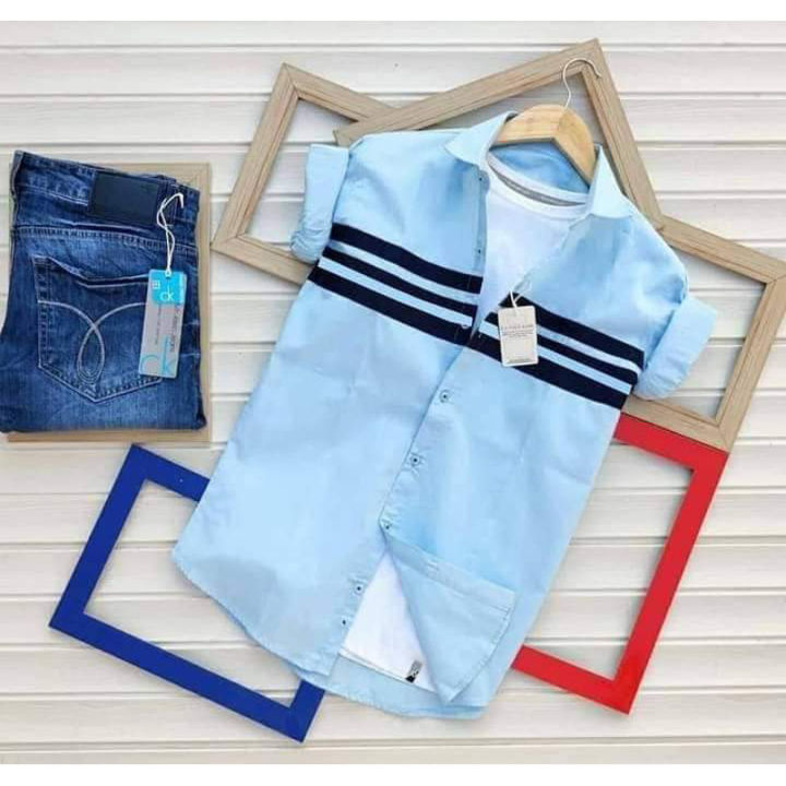 Durack Bule Slab Kapor casual huf Shirt for men new style 2022