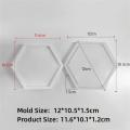 Oval Square Round Hexagon Shape Epoxy Resin Concrete Cement Casting Tray Silicone Mold DIY Crafts Trays for Jewelry Box Flower Pot Cup Mug Bowl Mat. 