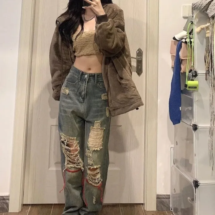 Women's%20National%20Fashion%20Ripped%20JeansinsTrendy%20American%20High%20Street%20Small%20ManhiphopHot%20Girl%20Pants%20Baggy%20Straight%20Trousers%20-%20Image%205