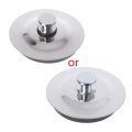 Stainless Steel Rubber Bath Tub Sink Floor Drain Plug Water Stopper Tool For Kitchen Laundry Bathroom. 