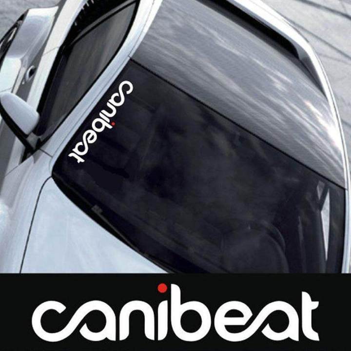CANIBEAT Hellaflush Graphic Front Windshield Decal Vinyl Car Sport Sticker