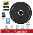 V380 PRO Wifi IP Camera Fish Eye 360 Degree Panoramic Camera VR, 1080P 2.0 MP -Black or White. 