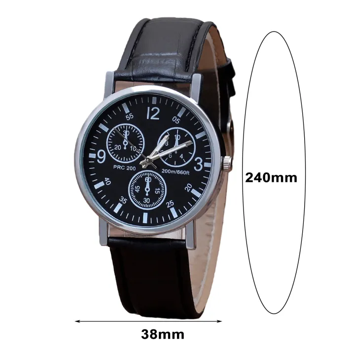 Sunnyheart%20Men%20Quartz%20Watch%20Stylish%20Men's%20Quartz%20Watch%20Clear%20Print%20Dial%20Adjustable%20Faux%20Leather%20Strap%20High%20Accuracy%20Business%20Gift%20Faux%20Leather%20Strap%20Men%20Watch%20-%20Image%202