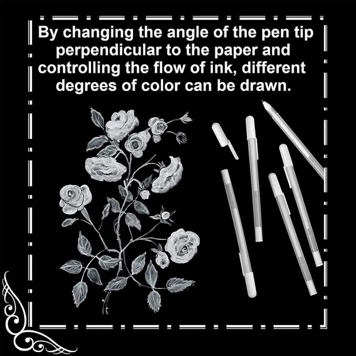 White%20Gel%20Pen%20White%20Highlighter%20Gel%20Pen%20White%20Character%20Highlight%20Artist%20White%20Gel%20Pen%20Suitable%20For%20School%20Art%20Design%20Deft%20and%20Fashion%20-%20Image%203