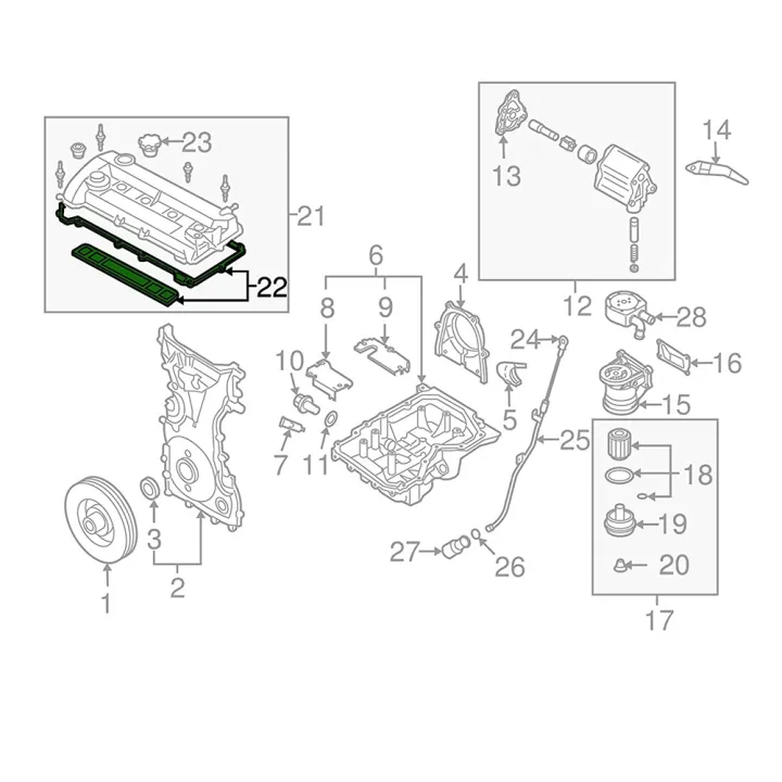 Engine%20Valve%20Cover%20Head%20Cover%20Gasket%20Set%20Fits%20for%203%206%20-7%20-%20Image%205