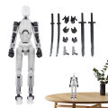 T 13 Action Figure Movable Joints 3D Printed Mannequin Toys DIY Assembling Desktop Robot Doll Model Toy For Drawing Photography. 