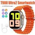 T900 Ultra 2 Smart Watch 2.19 inch  Bluetooth Heart Rate Smartwatch for Men Women Ultra Seris 8 Iwo Bluetooth Call Wireless Charge Watch. 