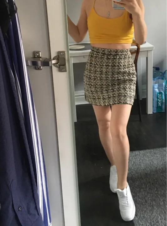 2022%20New%20Tweed%20Skirt%20Spring%20Autumn%20Clothing%20for%20women%20Korean%20Elegant%20Plaid%20Cute%20Bottoms%20for%20Ladies%20A%20Line%20Short%20Mini%20Skirts%20-%20Image%204