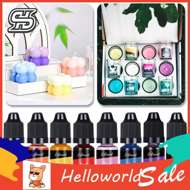 New HelloWorld Candle Color Eence No Fading Good ealing oap Candle Colorant