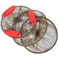 Collapsible Large Capacity Fishing Net Floating Fishing Net Portable Fishing Mesh Net Locating Net Drawstring Fish Catching Net.