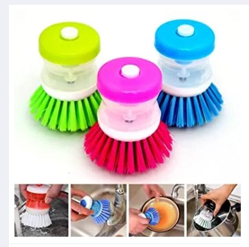 Kitchen Cleaning Hydraulic Dish Brush 1 pcs