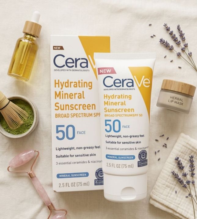 Cerave%20Hydrating%20Mineral%20Sunscreen%20SPF%2050%20Face%20for%20Senseitive%20Skin%2075ml%20-%20Image%204