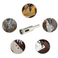 10X Glass Drill Bit Set- Drill Bits Glass Hole Saw Bottle Extractor Remover Tool.