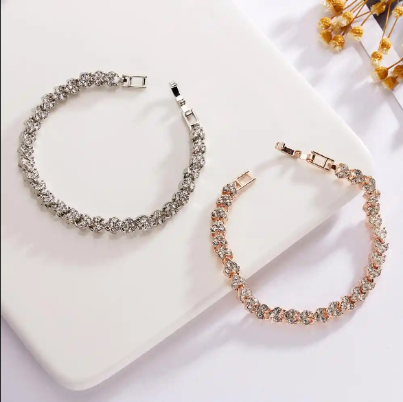 Luxury%20Diamond%20Bracelet%20Bridal%20Wedding%20Prom%20Gift%20Silver%20Rose%20Gold%20Heart%20Zirconia%20Ladies%20Bracelet%20-%20Image%204