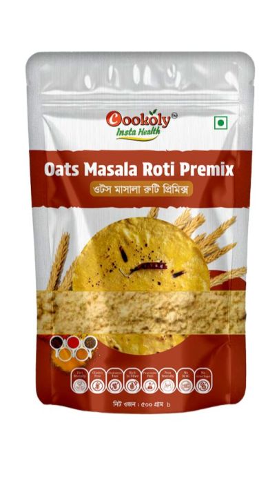 Premix Storage Roti Instant Oats Masala Roti Premix-500 gm | Daraz.com.bd