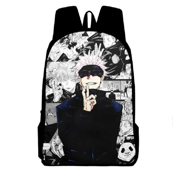 Anime Satoru Gojo School Backpack Laptop Backpack Boys Girls Teens School  Bag Travel Bag Mochila Shoulder Bag