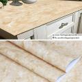 Marble Sticker  2mx60cm Waterproof Modern Kitchen Cabinet Table Countertop Furniture Renovation Wallpaper PVC Self Adhesive Wall Sticker  - ( 6.6 feet x 2 feet ). 