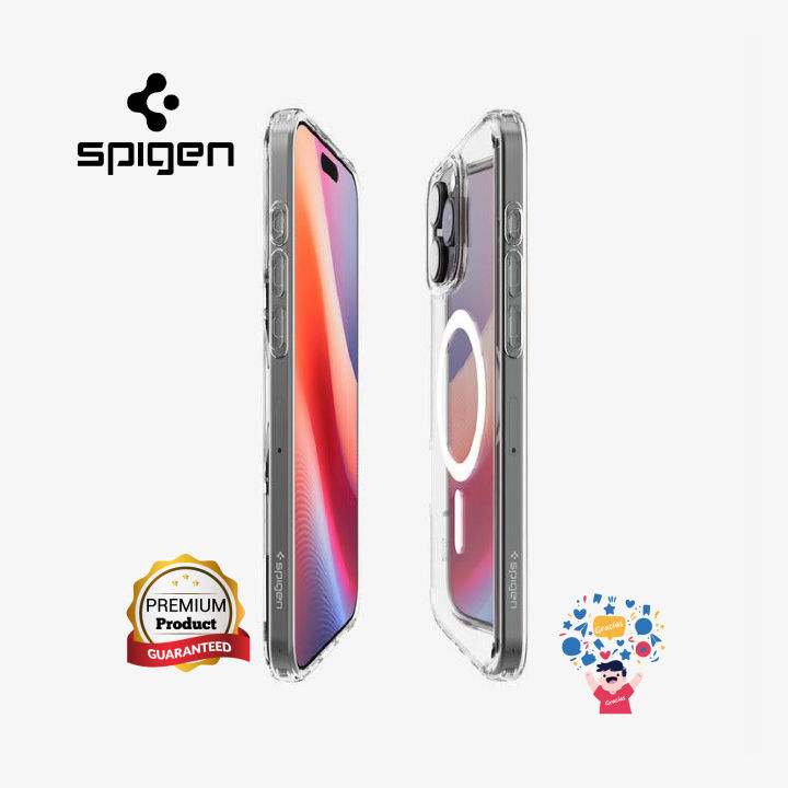 Spigen%20iPhone%2016%20Pro/16%20Pro%20Max%20Transparent%20Ultra%20Hybrid%20(MagFit)%20Case%20-%20Image%206