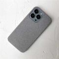 Ultra thin Non slip cotton linen fabric Texture Phone Cases Forrelax iPhone 16 15 14 13 12 11 Pro Max XS MAX XR X 14 Plus Soft Cover. 